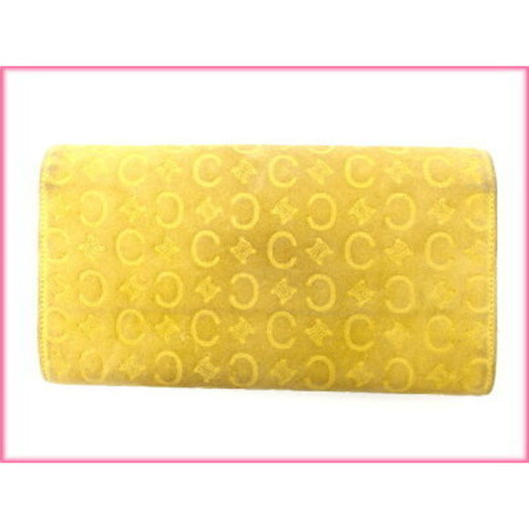 Celine Macadam Long Wallet Beige Yellow - Picture 2 of 6